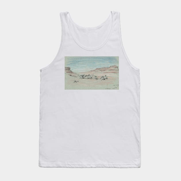 Nile Journey, No. 20 by Elihu Vedder Tank Top by Classic Art Stall